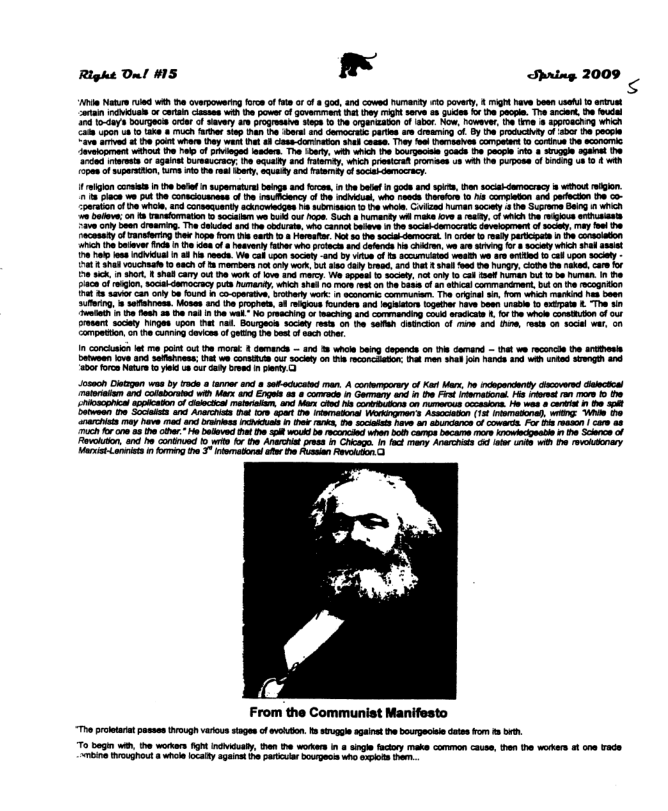 Right Onl M5 ~ Shaing 2009  ‘Al N e wih the cvarpovern e f e  of 8 god, 4 cowed Nty 10 povry. & ght have been Laeh 12 st e oo o coran asaes it power o Govrvoet et ey T serve 8 s K th pucpn. The ancir, o el  Cove rvd s gt mhar ey war ht s e camineion ek coase. ey ‘ot camgetart 1o conin e ecnomc. Seeapment wihcd te heo of rvieged eades. The ar, wih ahch (e Dougecals goade e Gecpe 110 & AT sganet he e e o oavaity ard iy, whch prioscah romacs us weh 1 Ppose of A U 1 4 R  wighn conee 1 thebete i supemaue bengs and e, 1 the st n gode ad sk, han socie-damocrecy s wihod wigon. ) o we A th Conacounnens of D ncency f (e s, W e Dorulors 1 i et rd podecion e G- Coarion of e whle, d consequani sckpwiadges e Butmon 2w Cvcad human s0Cely % Sypra o 1 w1  v i o o 28 1k I o wak” N prachin o e 4 commandng cou raGical . 1 e whe craion of U Srsart socy Nnges Upom e i Bourgeon Gy e G e S cRSRCHan i e . e, e Gn Kol e, G0 Campattion, 5 e cuing evices of 30 5 ot o i e  From the Communist Manifesto  “The proeart passen hough vrous sages of e, sl saiet he bourpecial dtes o 3 b  To bogn wih. the wakars gt Incviuaty, than he wokers n ¢ sige ackary make common Caus, han the worker ot cre Yade o o  whe Ay sgart e e Do w0 o e 